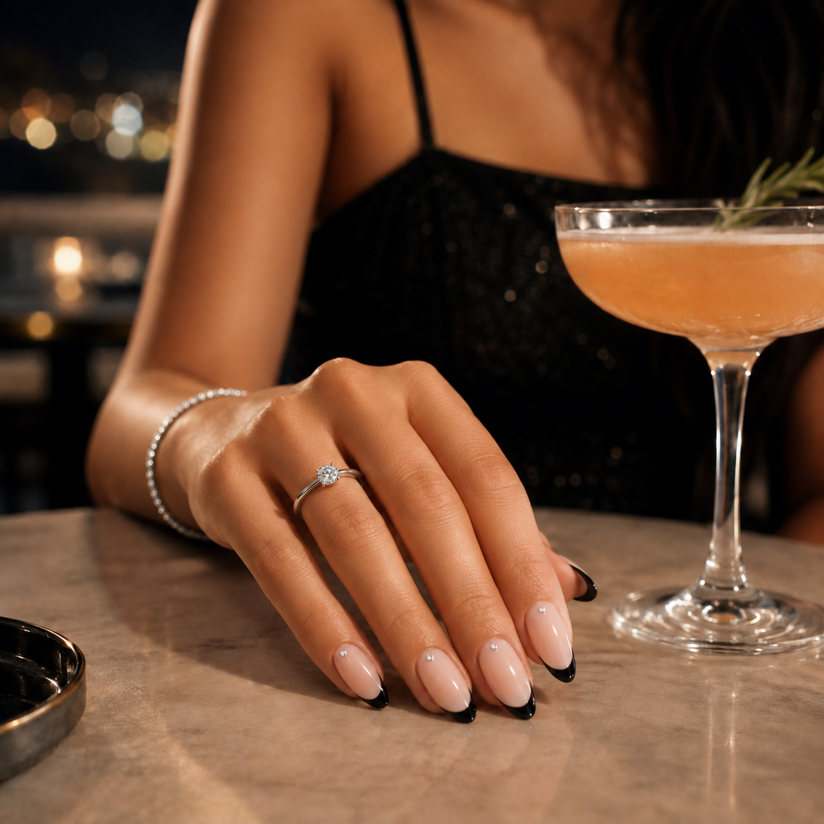 Cute Claw Black Tie